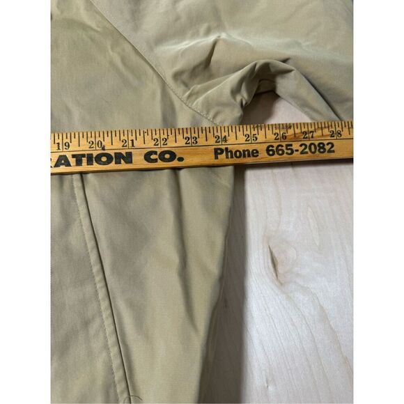 Vtg Polo Ralph Lauren Brown Bomber Jacket Plaid Lining Mens L - Picture 4 of 7